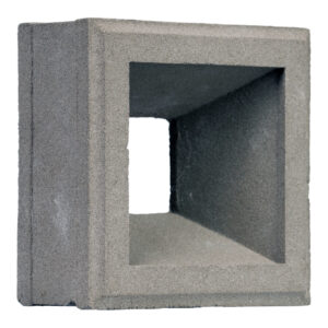 บล็อคช่องลม ลำโพงเหลี่ยม (เหลี่ยมมิติ) 20x20x9 ซม.